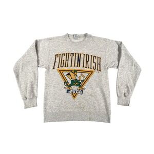 Vintage 90s Galt Sand University Of Notre Dame Fighting Irish Sweatshirt Adult S